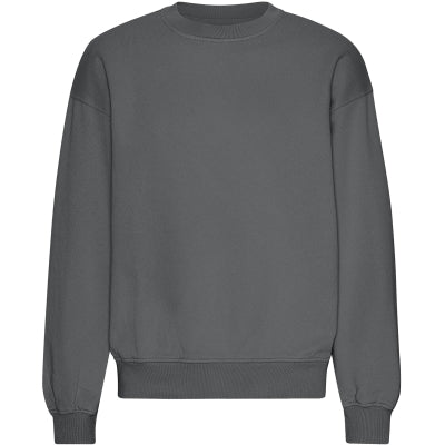 Organic Oversized Crew -  Lava Grey