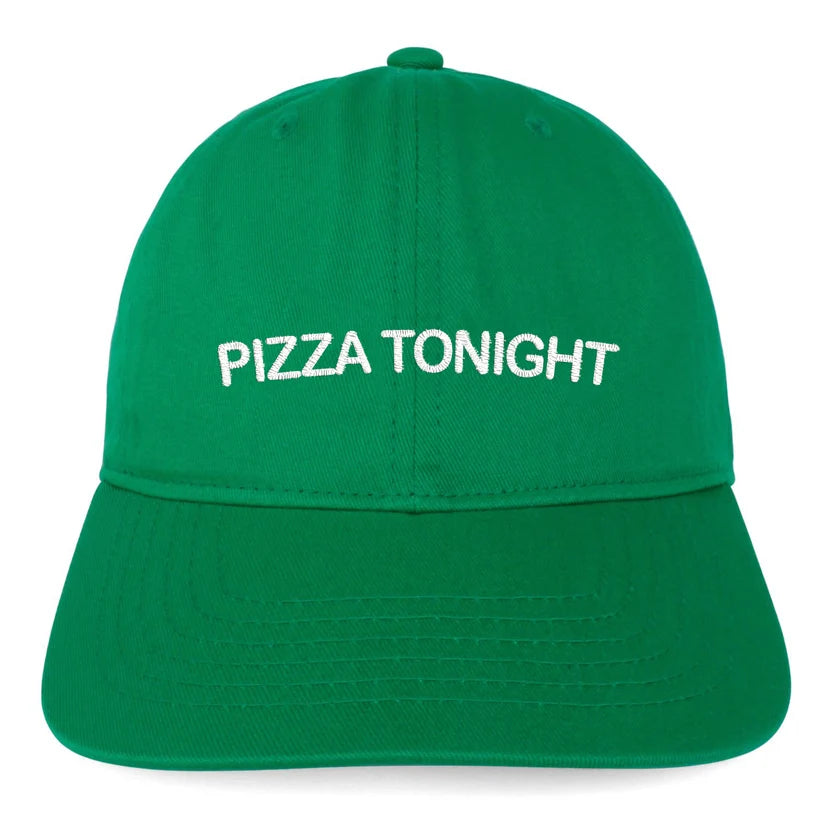 Cap - Pizza Tonight - green