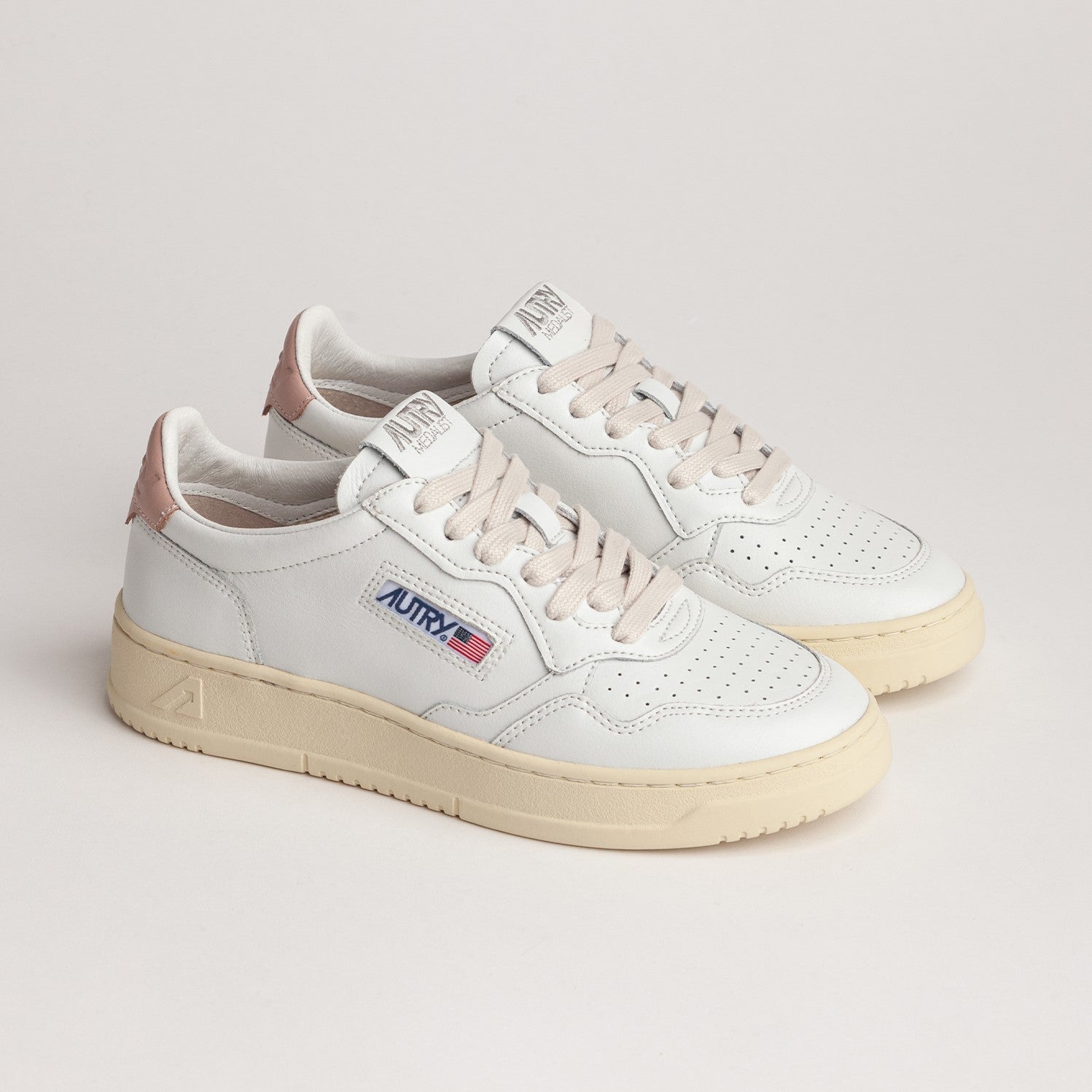 AUTRY Women Medalist LL16 - Leder weiß/pink