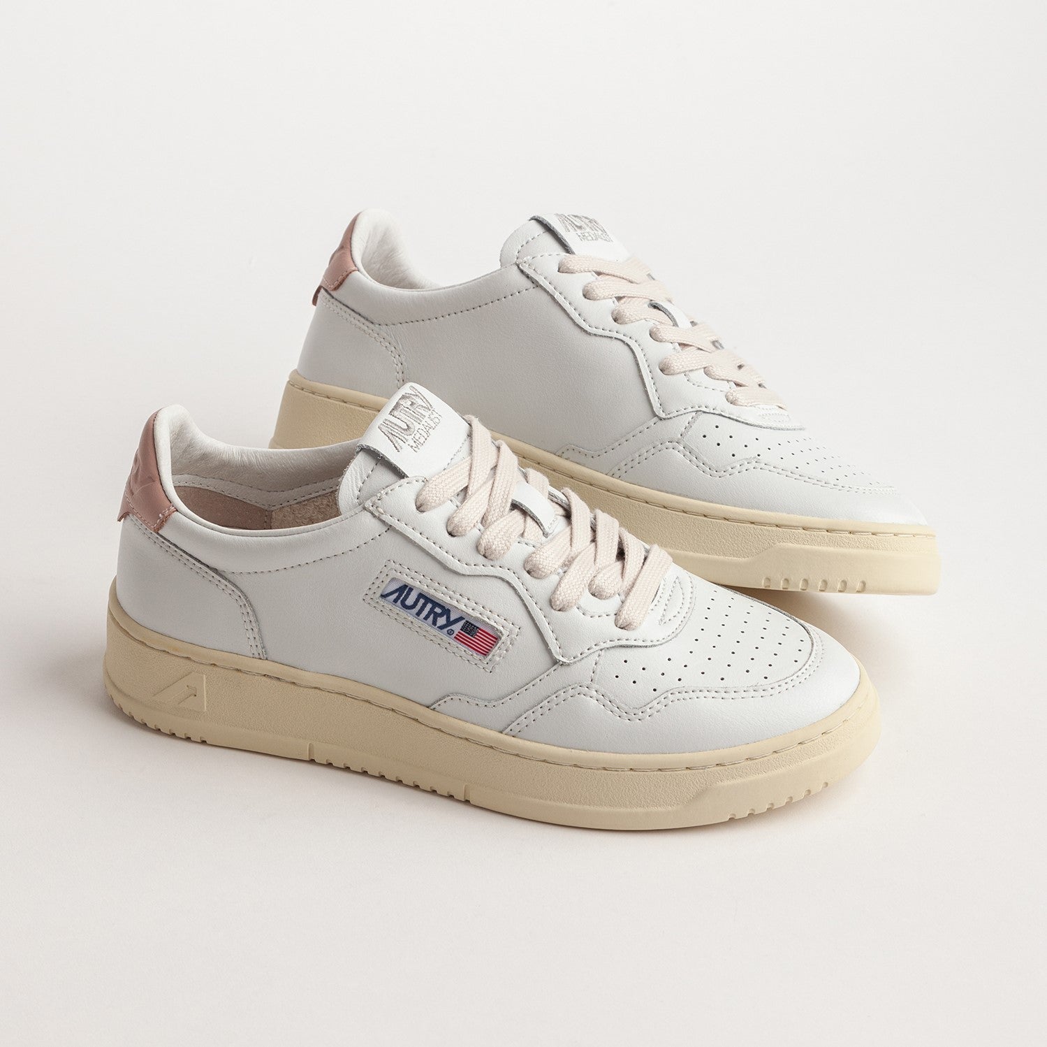 AUTRY Women Medalist LL16 - Leder weiß/pink