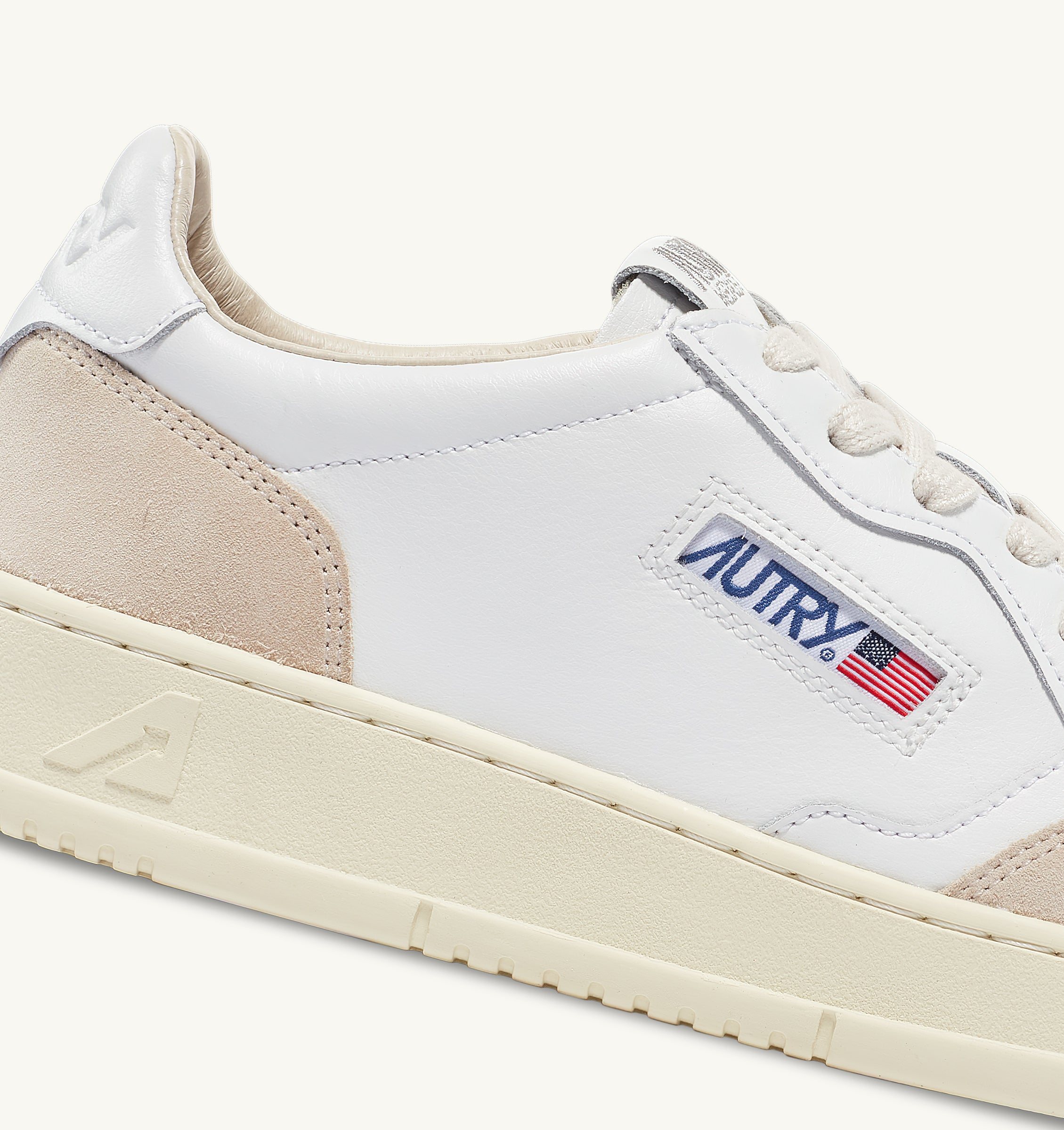 AUTRY Women Medalist LS33 - Leder/Wildleder weiß