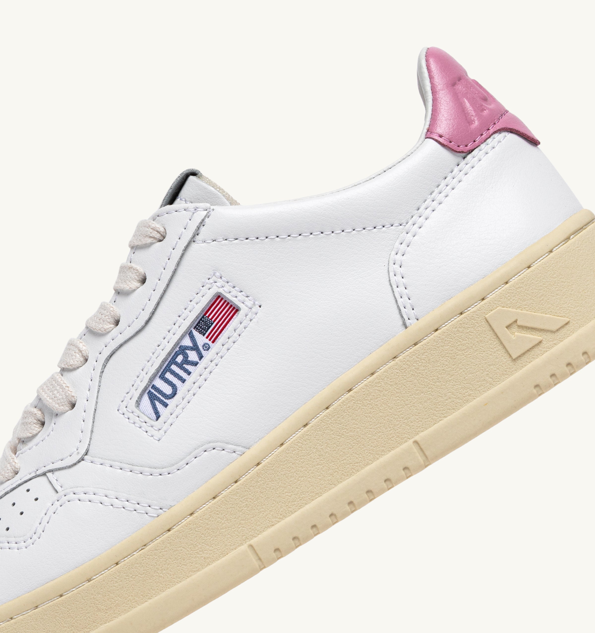 AUTRY Women Medalist LL88 - Leder weiß / Polygnac