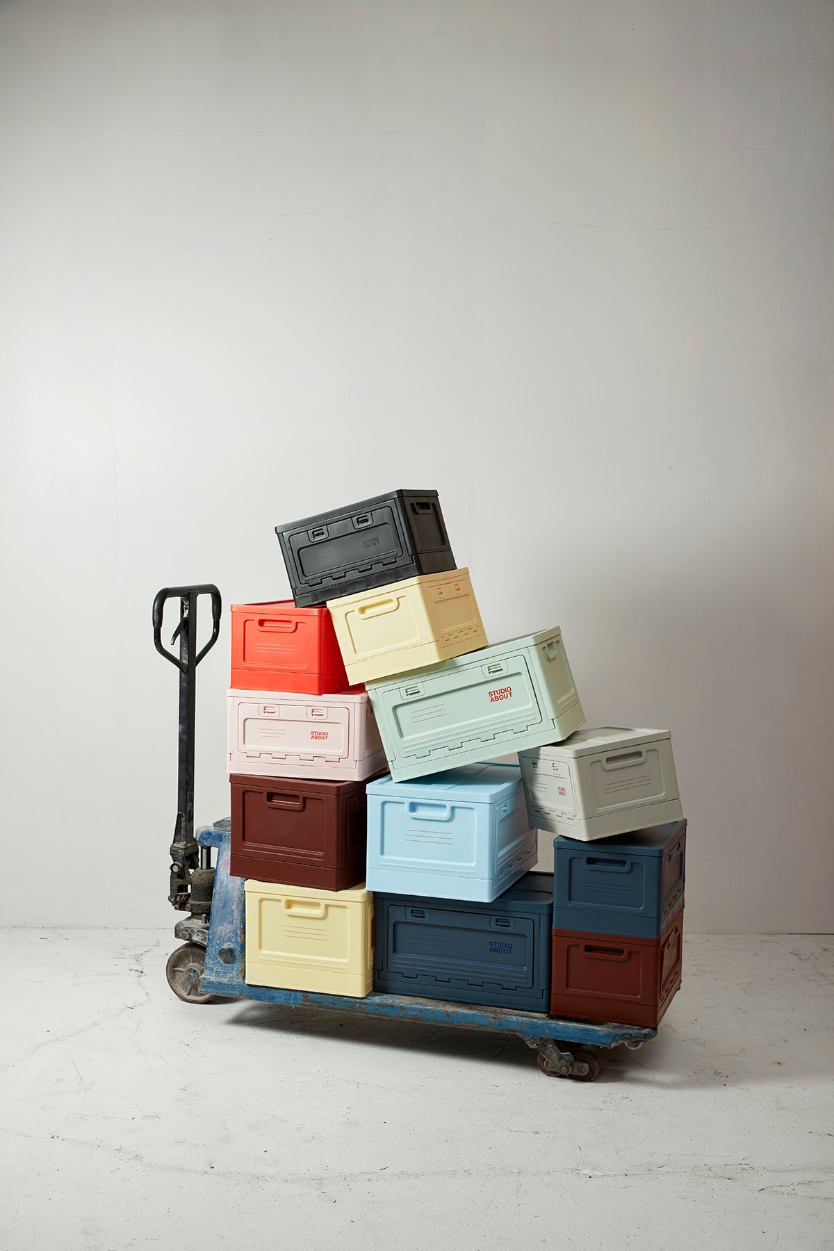 stapelbare Aufbewahrungsbox "Large Mint"