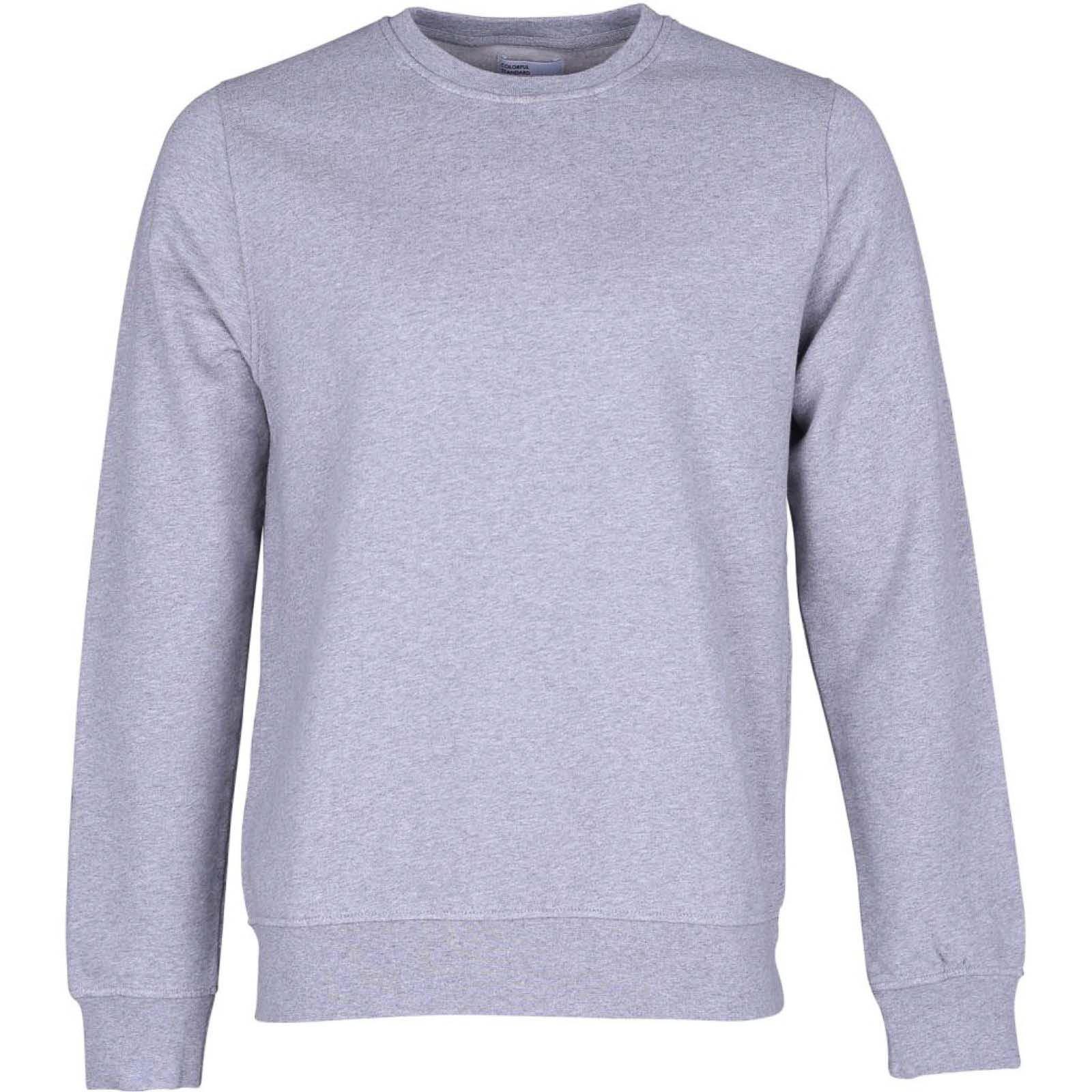 Classic Organic Crew Heather Grey