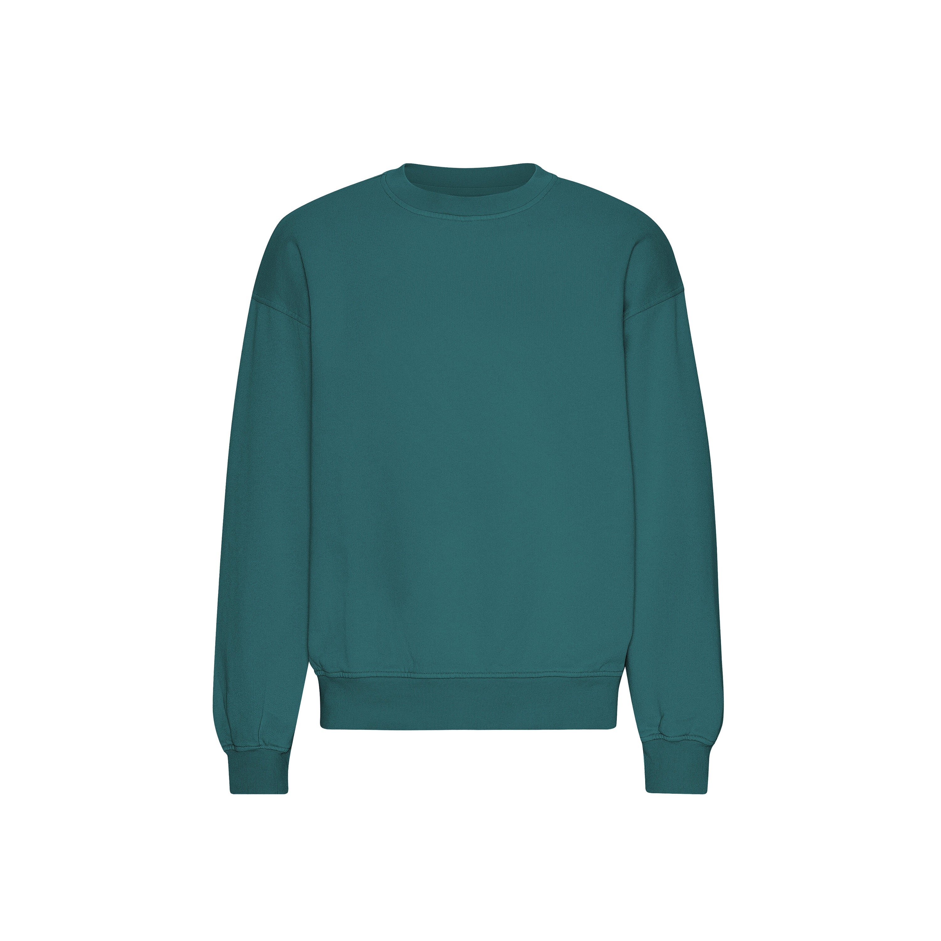 Organic Oversized Crew - Ocean Green
