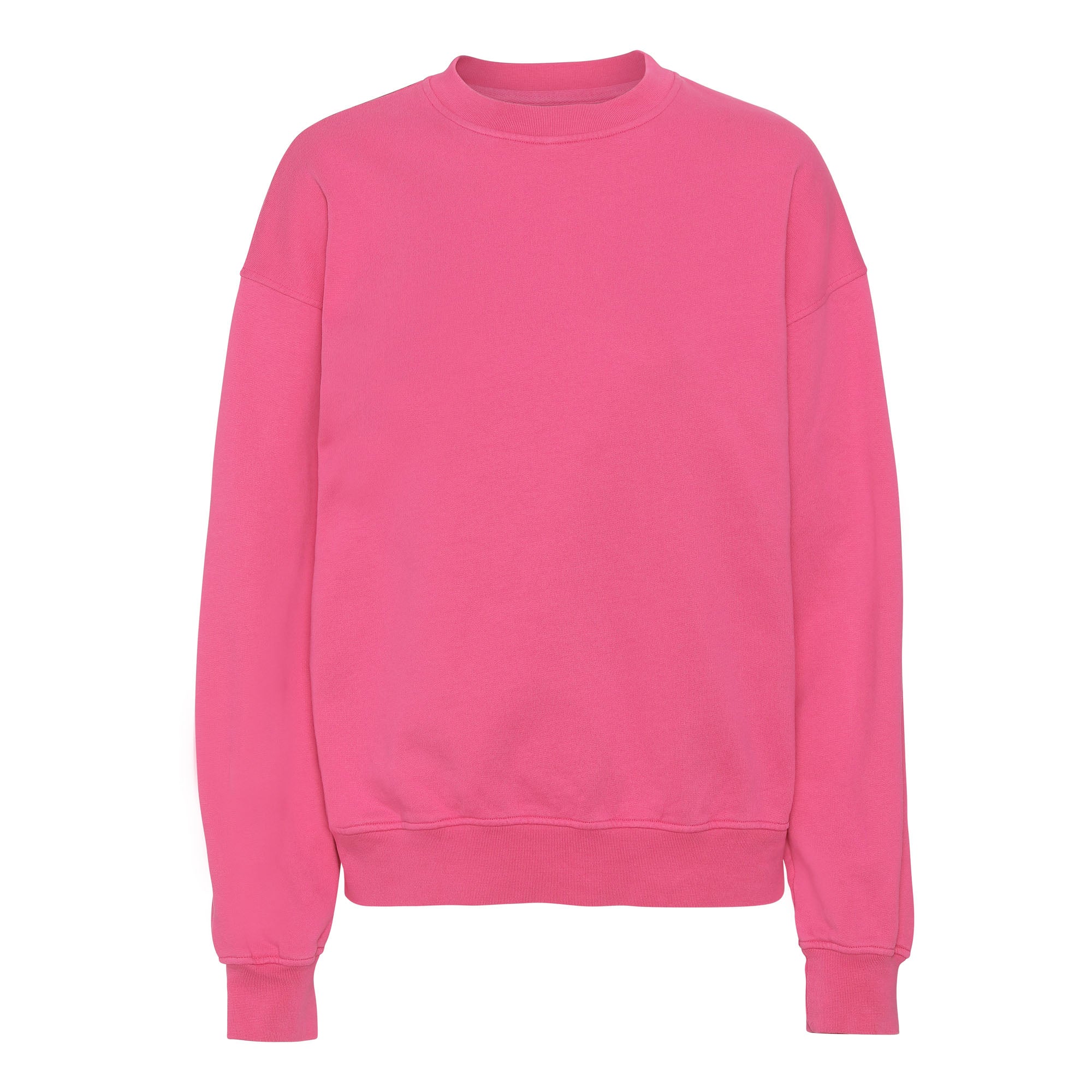 Organic Oversized Crew - bubblegum pink