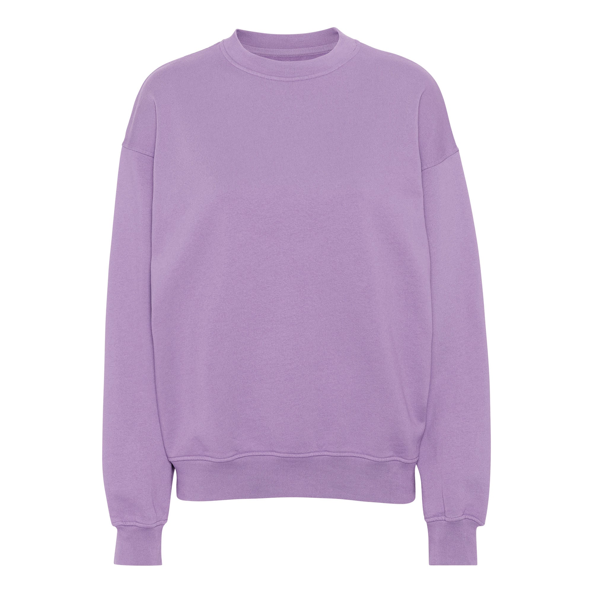 Organic Oversized Crew - Pearly Purple