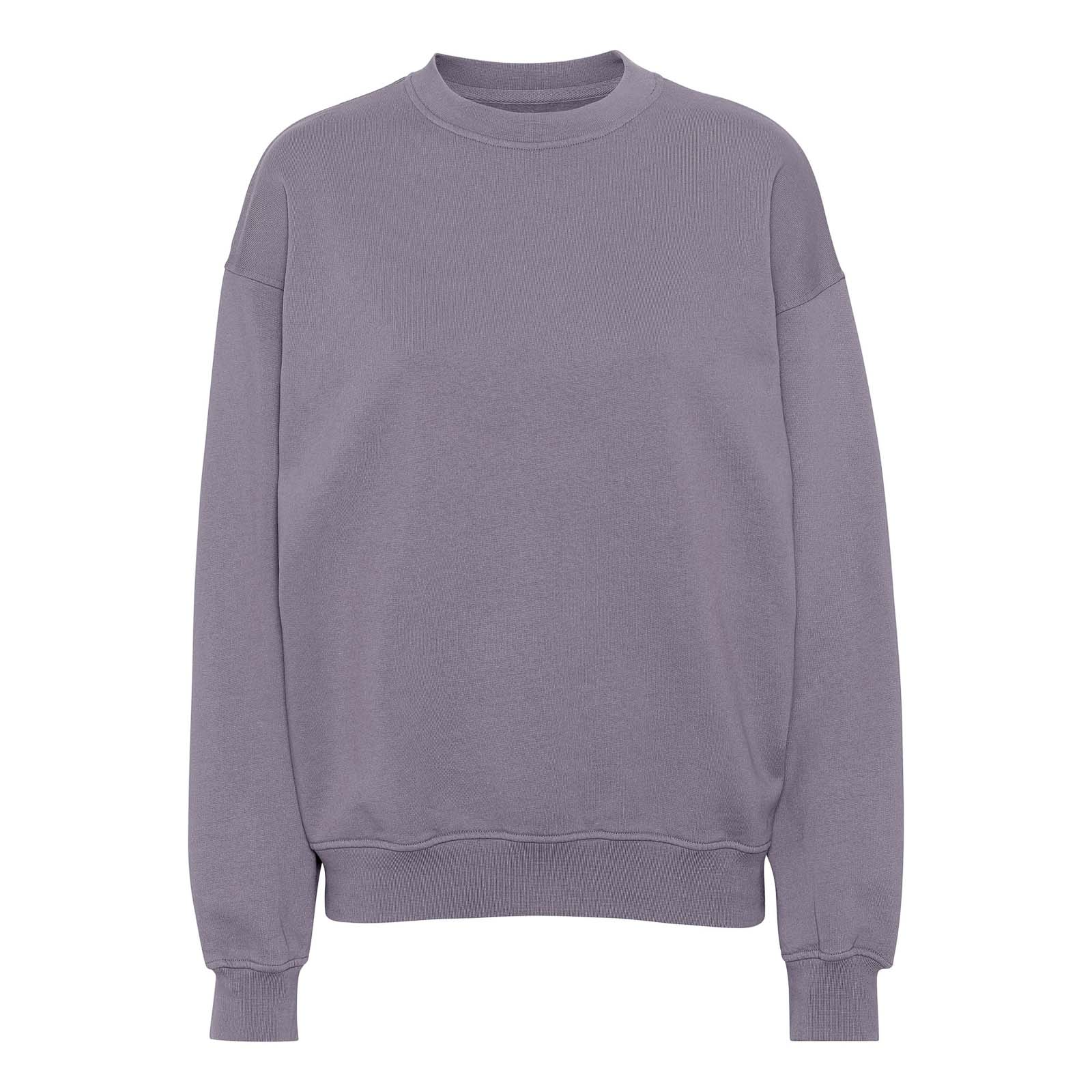 Organic Oversized Crew - purple haze