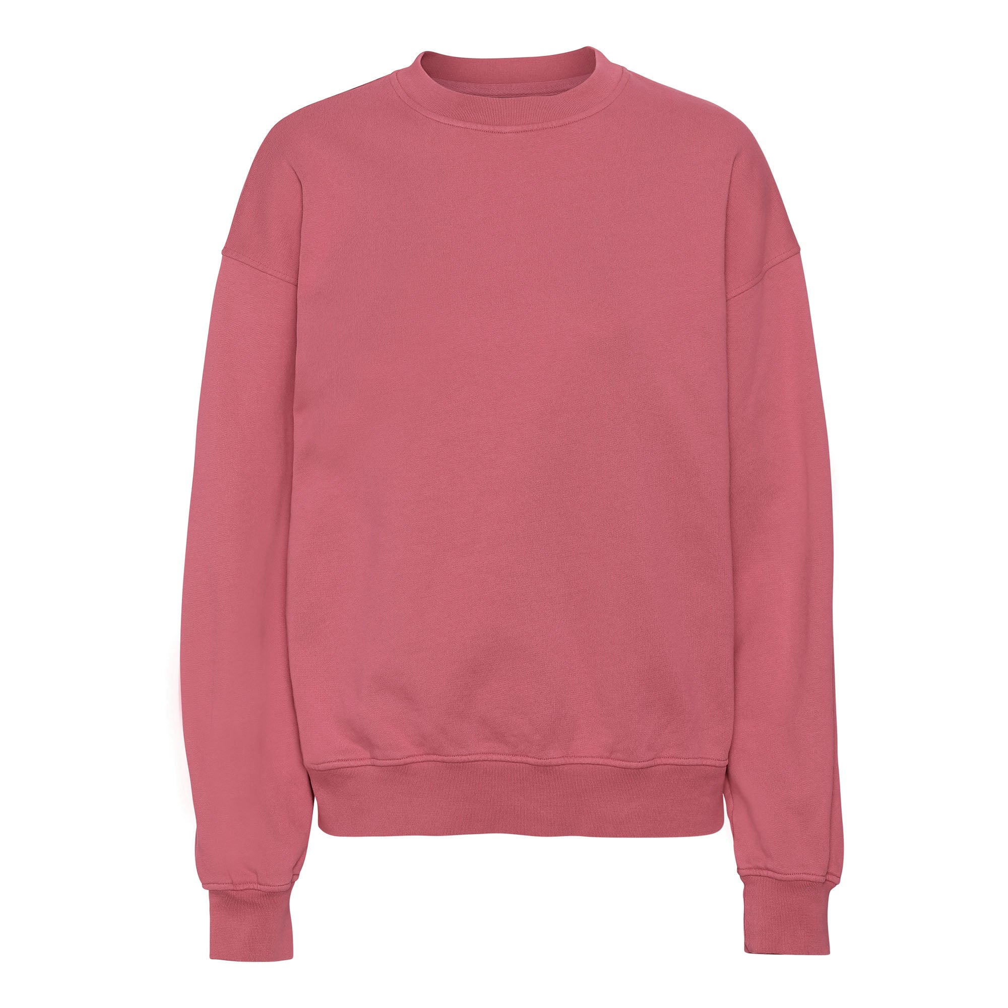 Organic Oversized Crew - Raspberry Pink
