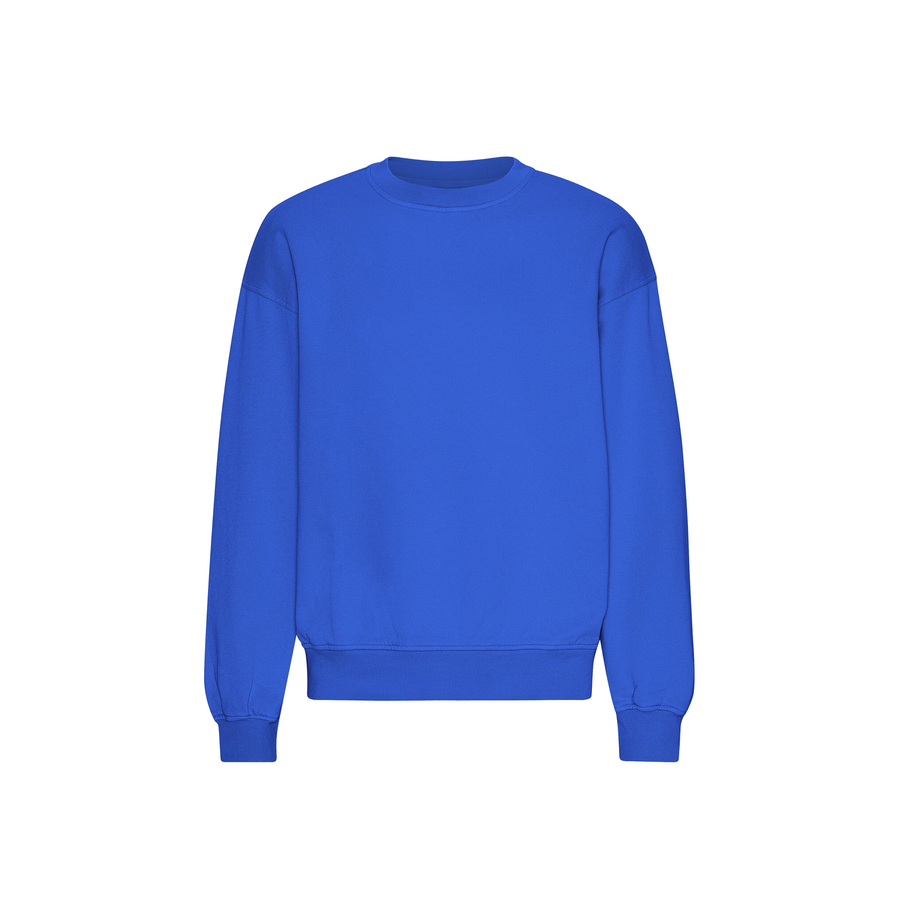 Organic Oversized Crew Sapphire Blue