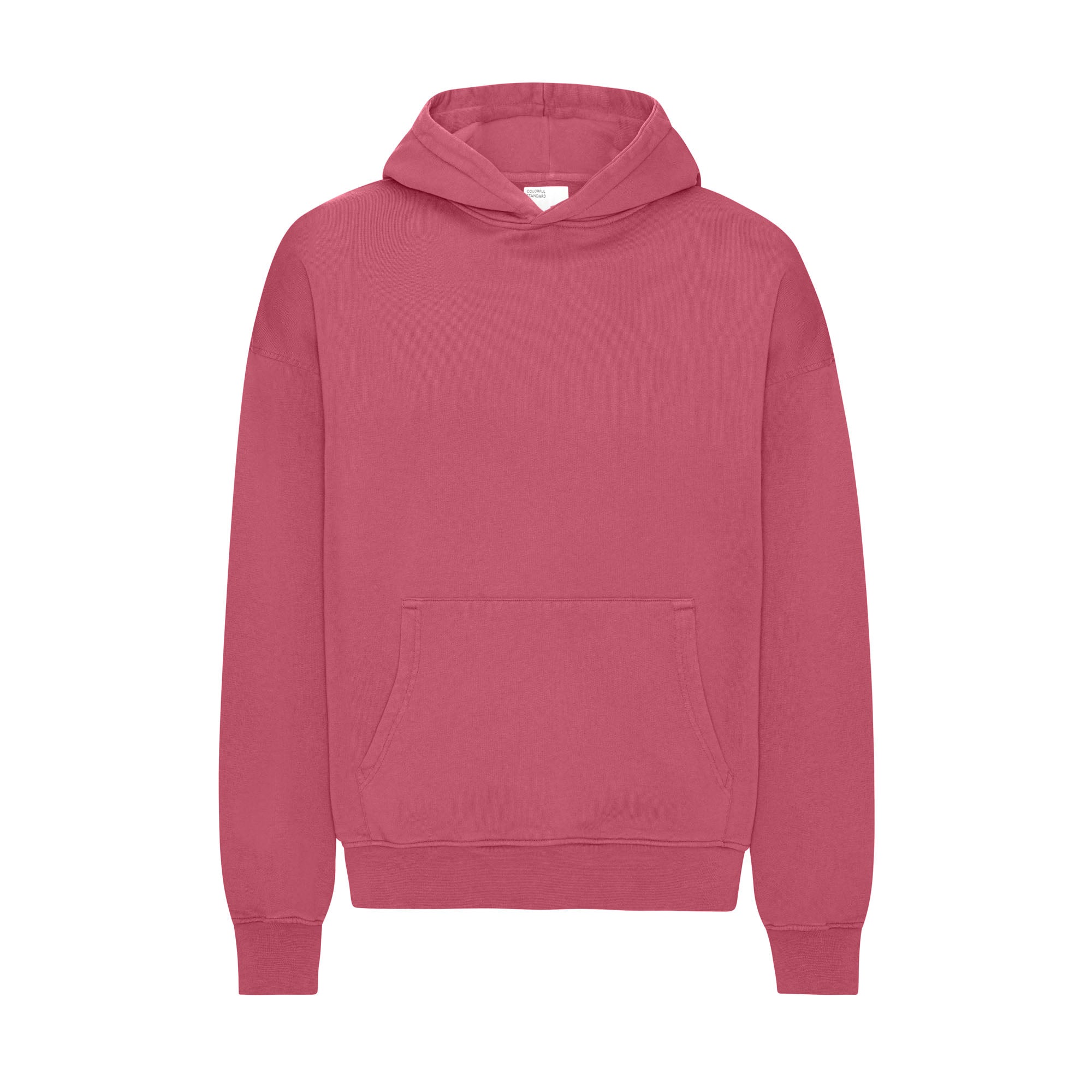 Organic Oversized Hood Raspberry Pink