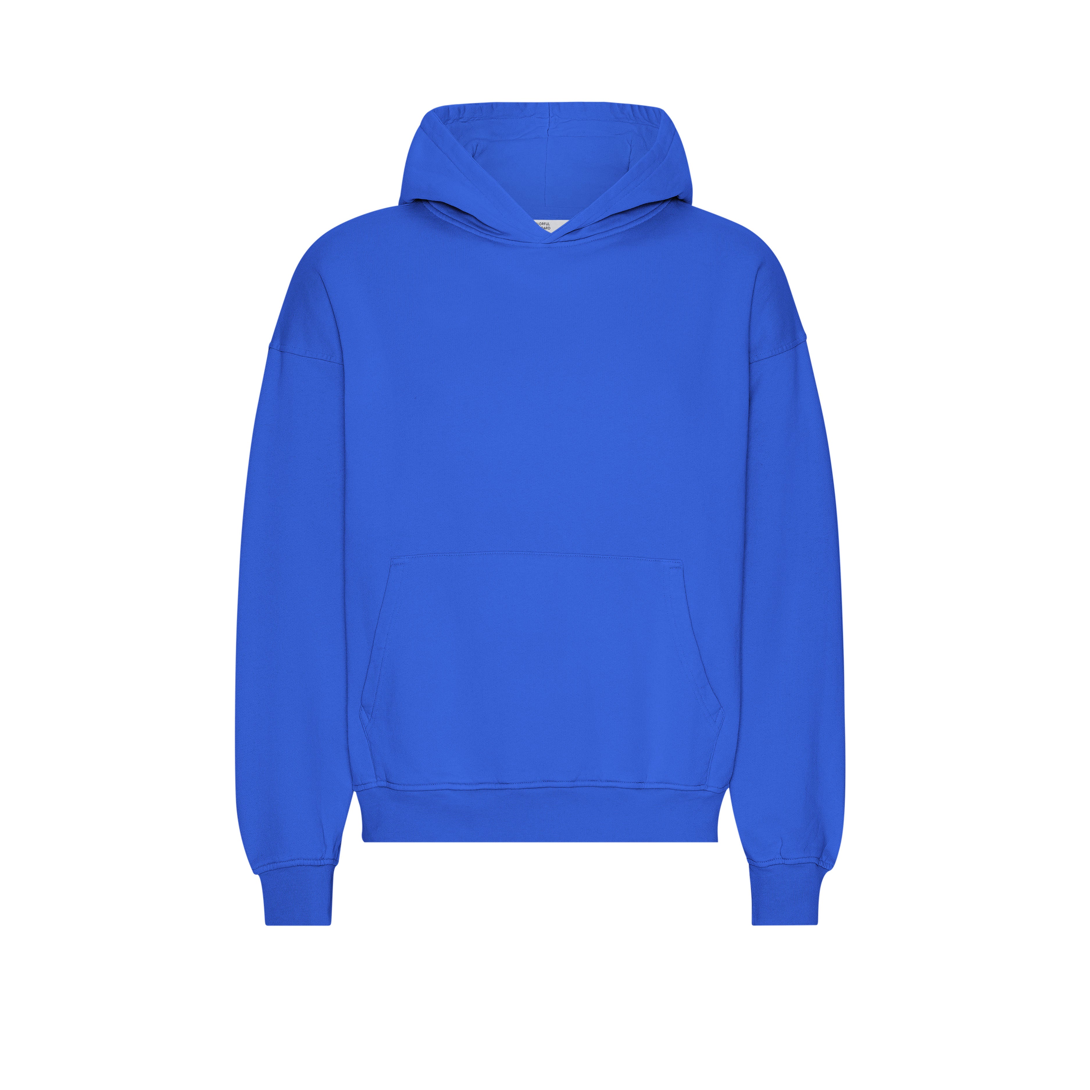 Organic Oversized Hood Sapphire Blue