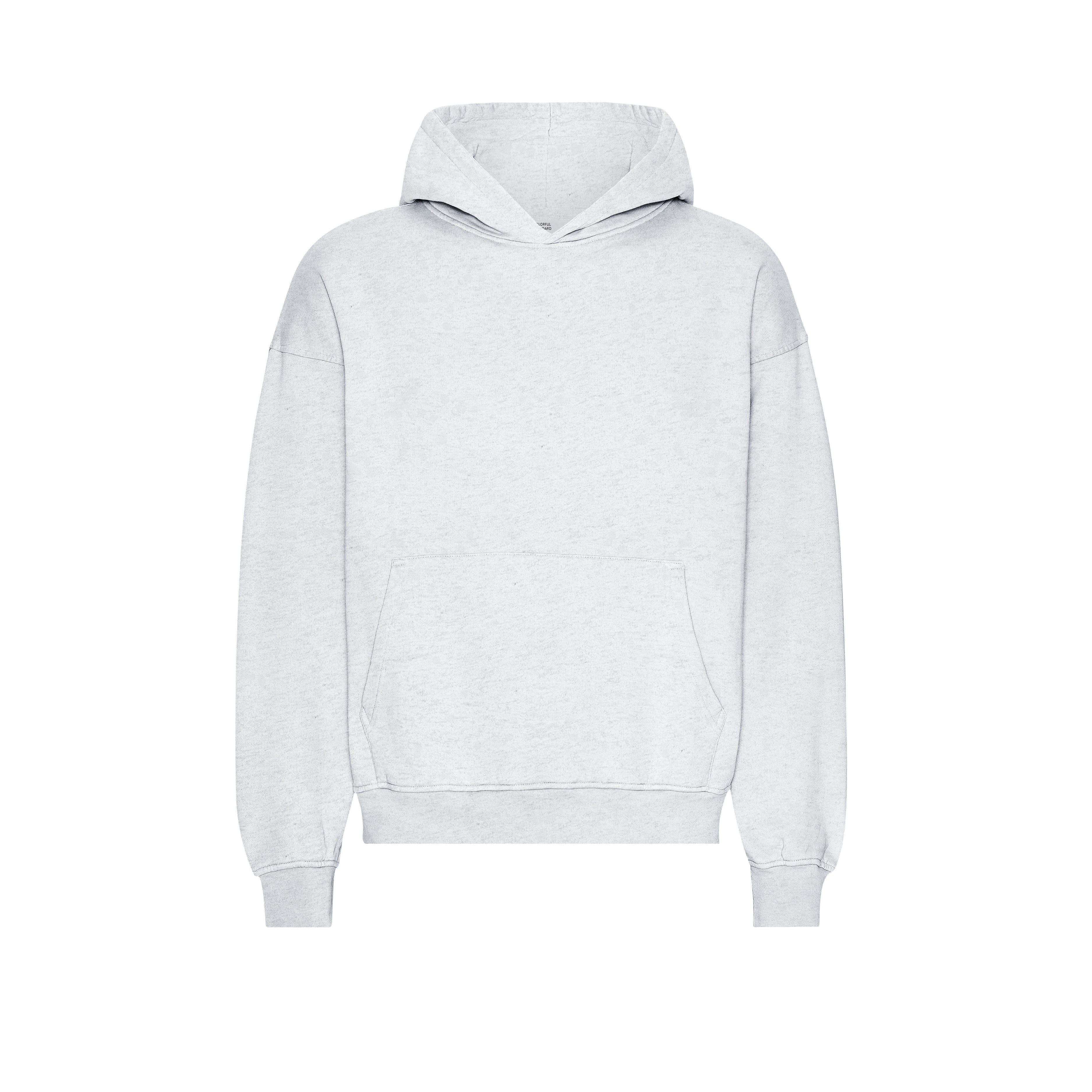 Organic Oversized Hood Snow Melange