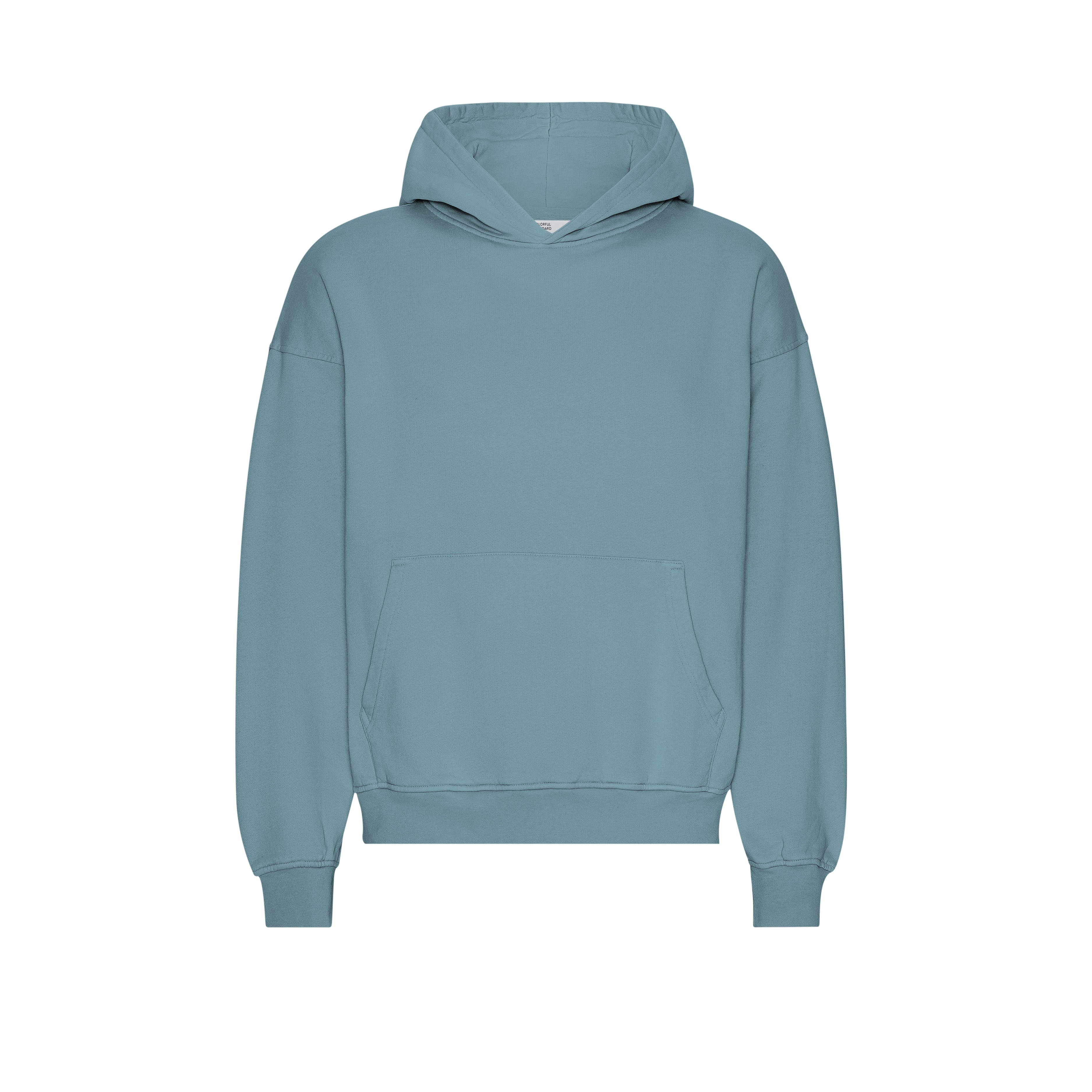 Organic Oversized Hood Stone Blue