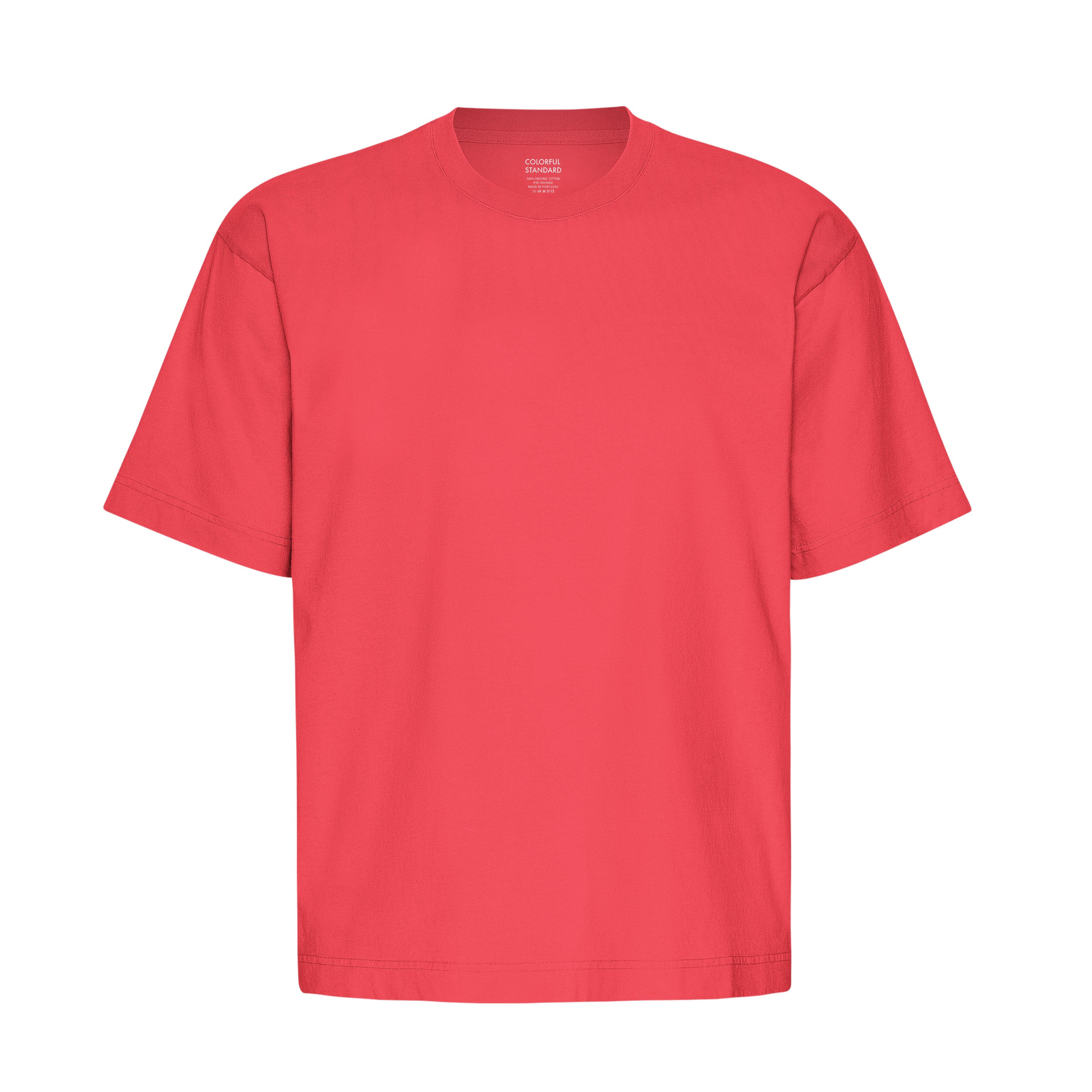 Oversized Tee Red Tangerine