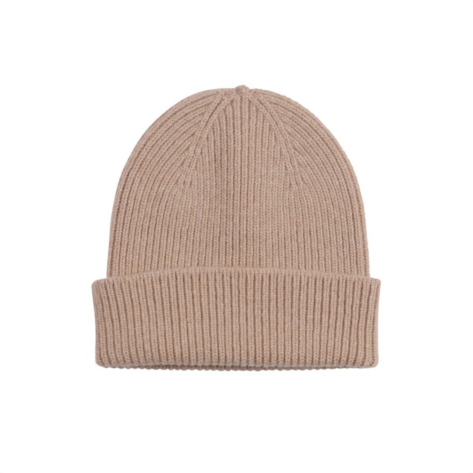 Merino Wool Beanie Desert Khaki OS