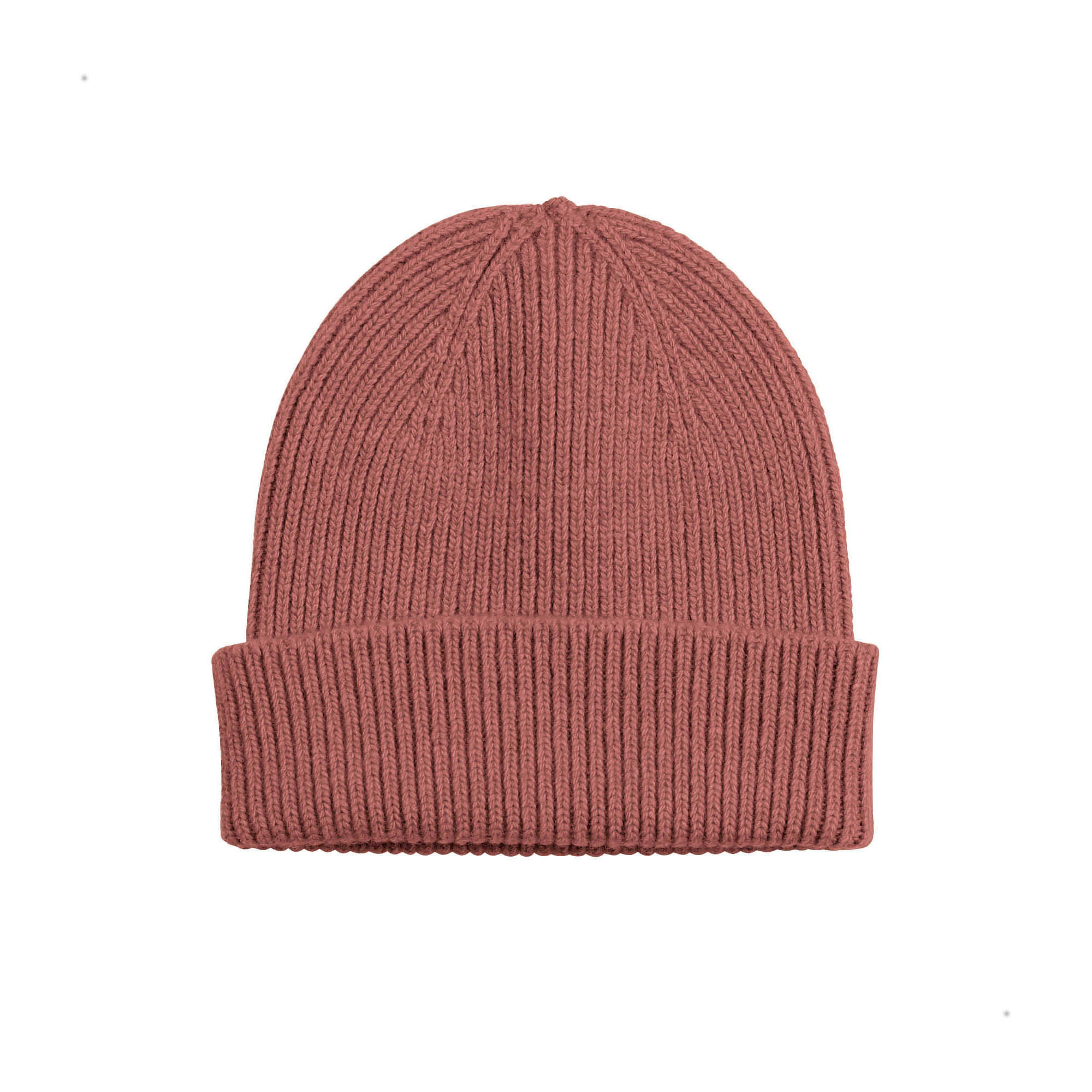 Merino Wool Beanie Rosewood Mist