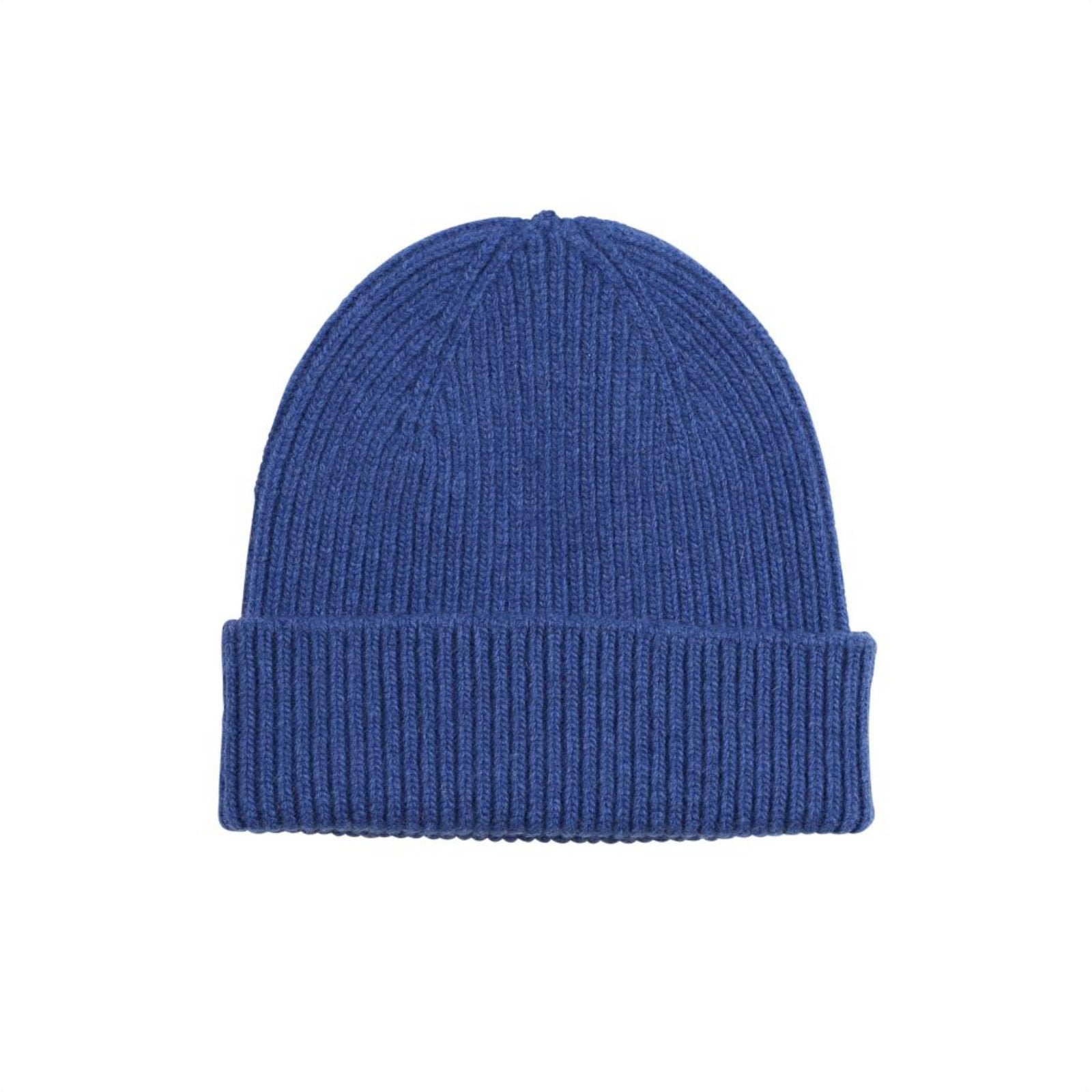 Merino Wool Beanie Royal Blue