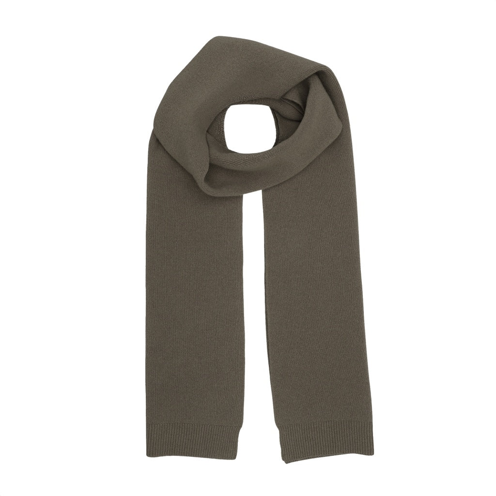 Merino Wool Scarf Dusty Olive