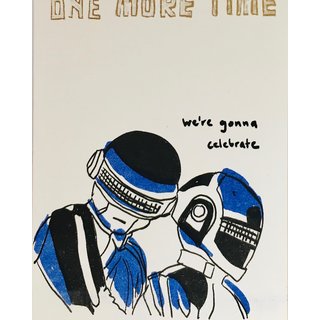 Daft Punk Celebrate/One More Time - Klappkarte
