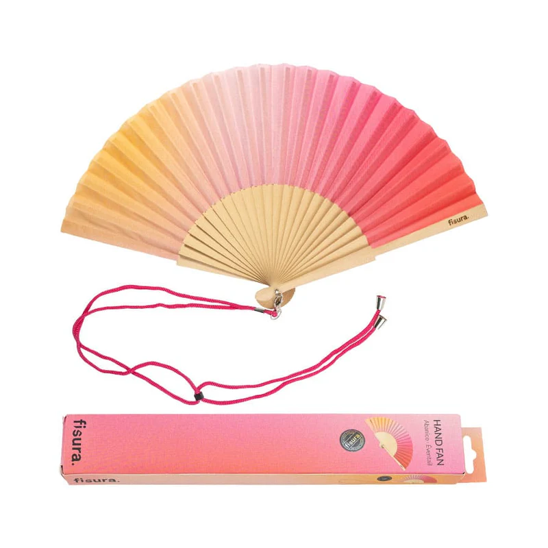 Hand fan SUNSET