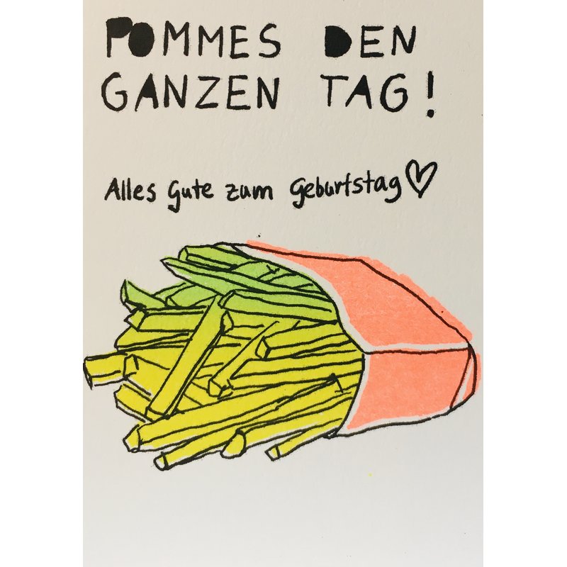 Happy Birthday Pommes - Card