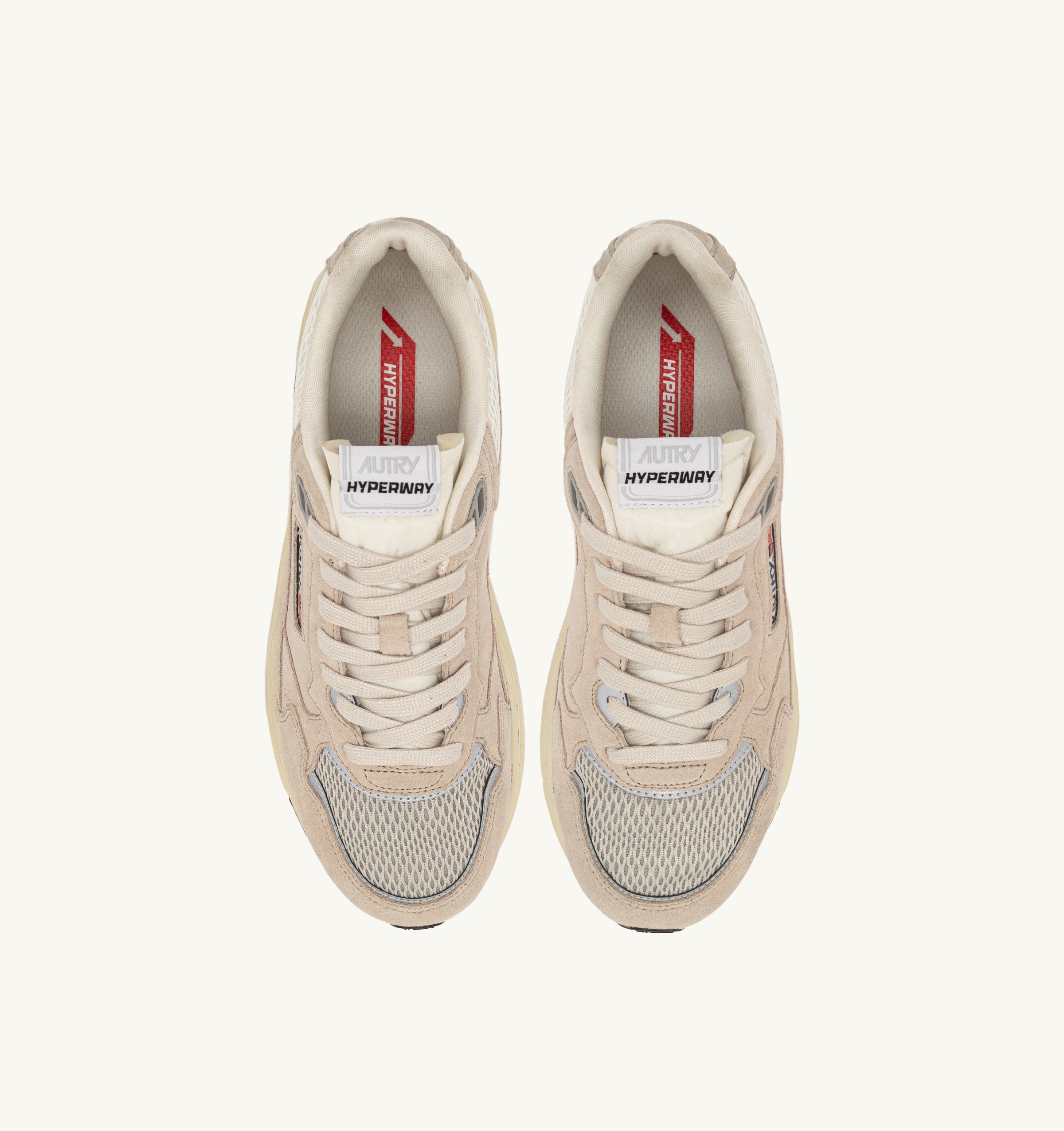 AUTRY Man Hyperway UM03-SUEDE/MESH sand/silver