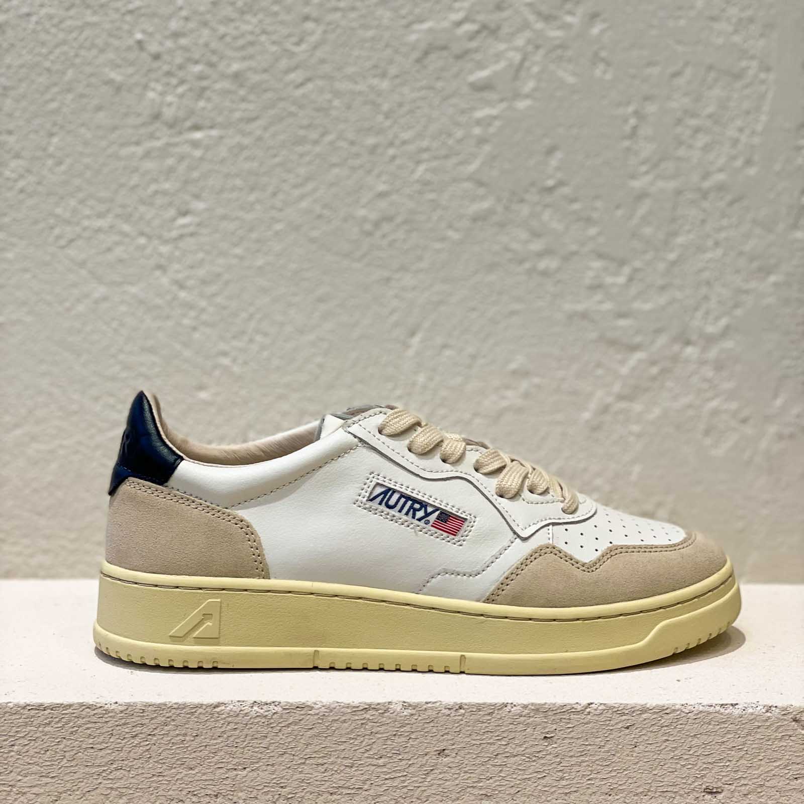 Autry Womens Medalist - Leder weiß/suede/schwarz LS21