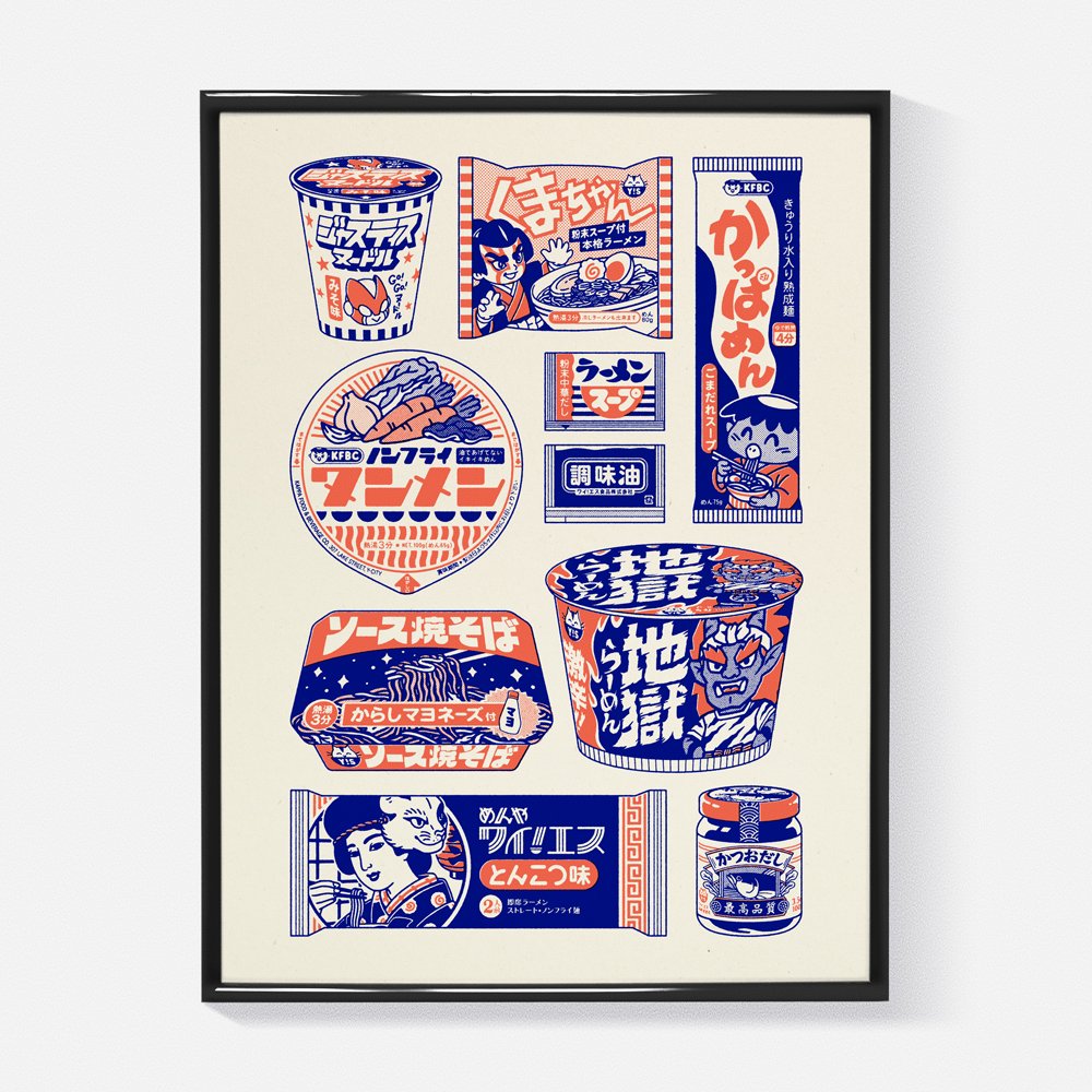 Instant Noodle 30x40cm