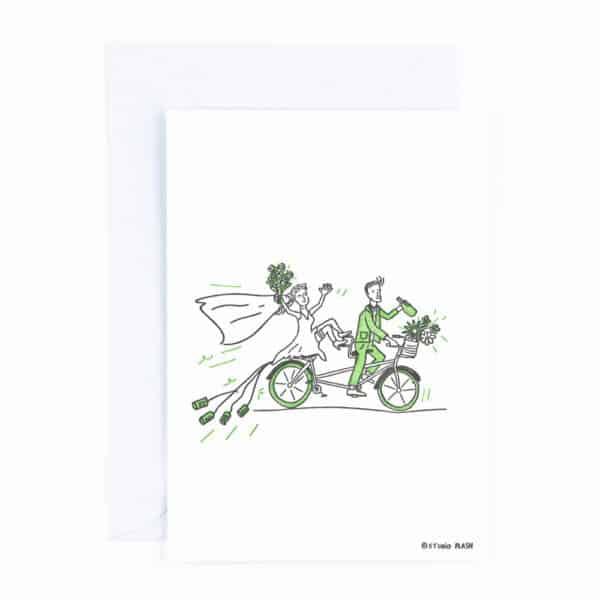 wedding tandem - Card