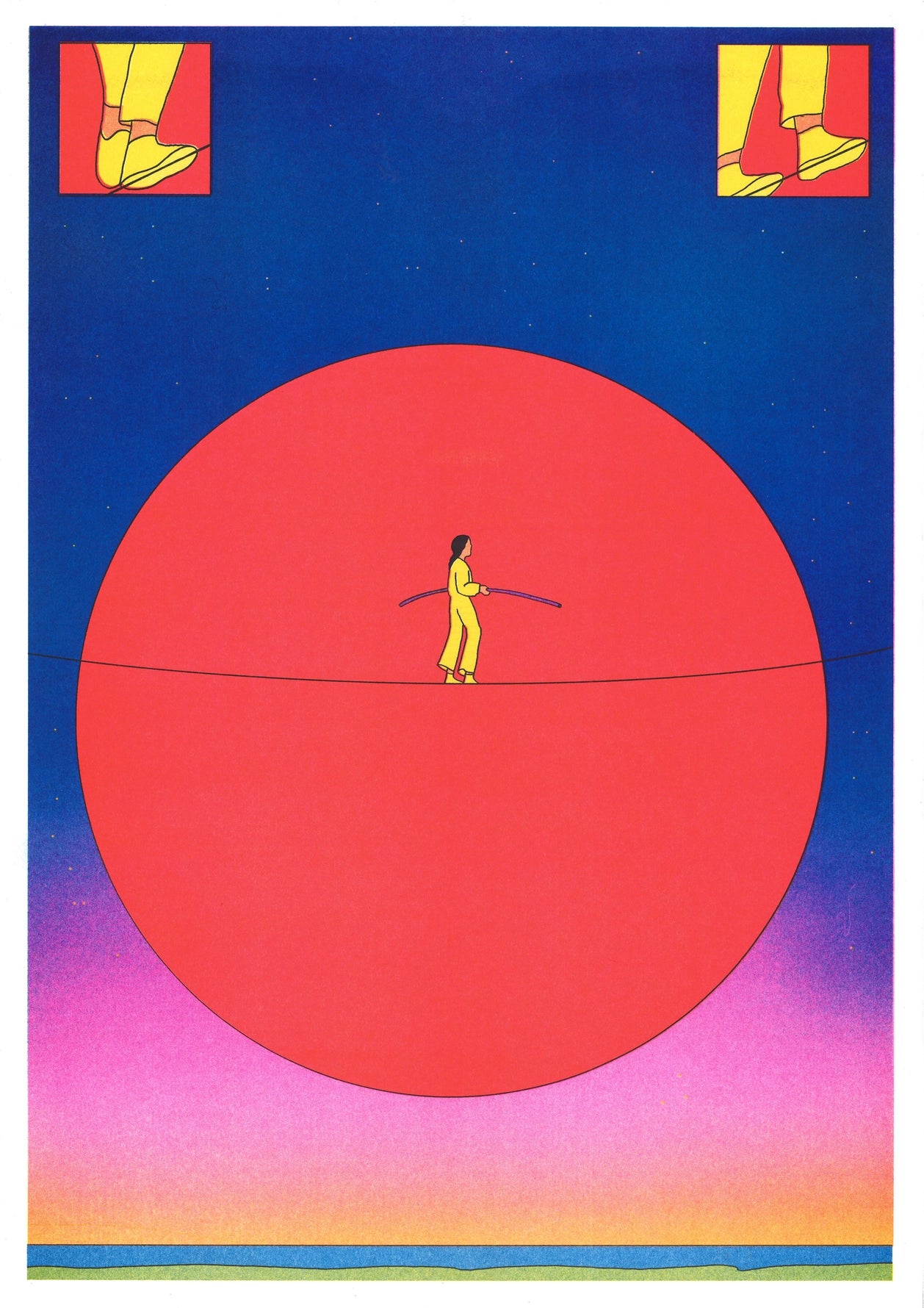 María Medem Poster „If You Could, Would You Choose to See the Future?"