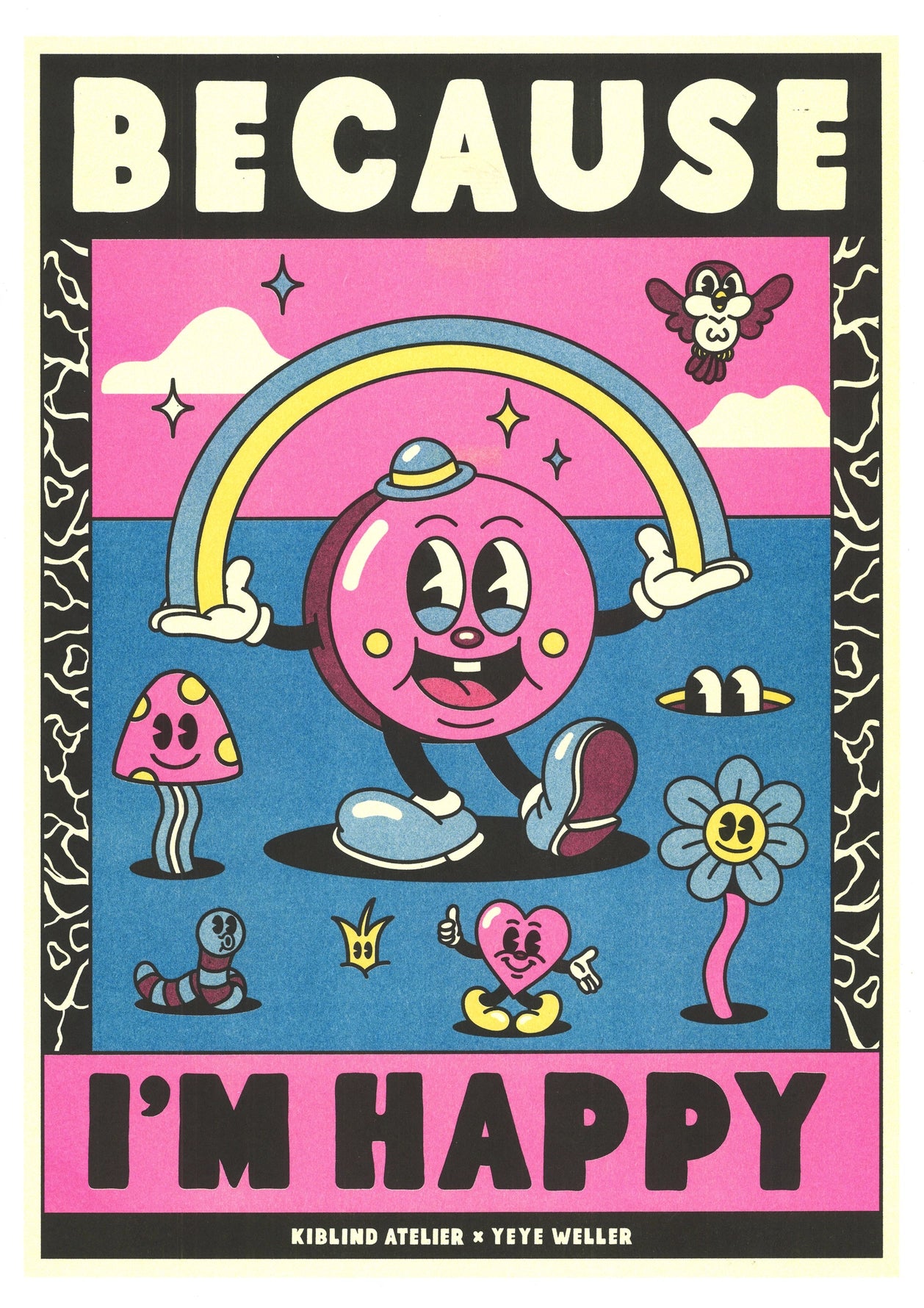 Yeye Weller Poster „Pharrell Williams – Because I'm Happy"