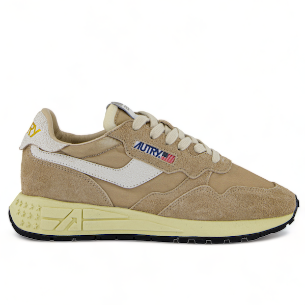 AUTRY Women Reelwind NC08 - Nylon/Cracked Leder Pepper