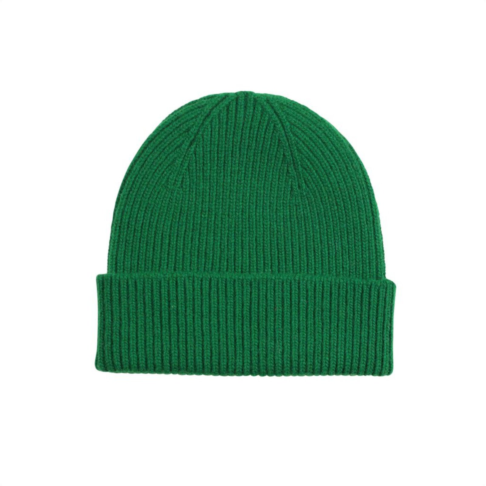 Merino Wool Beanie Kelly Green