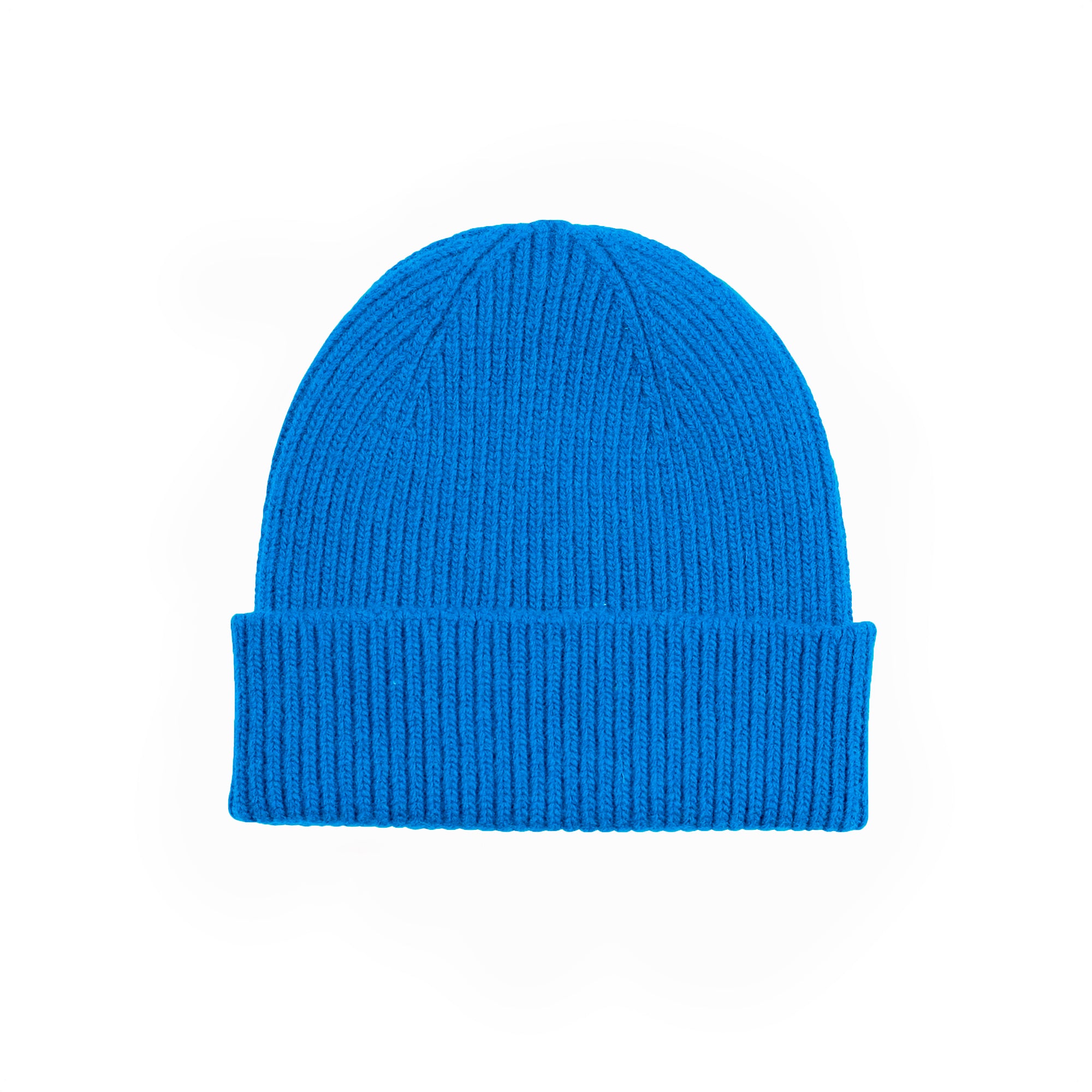 Merino Wool Beanie Pacific Blue