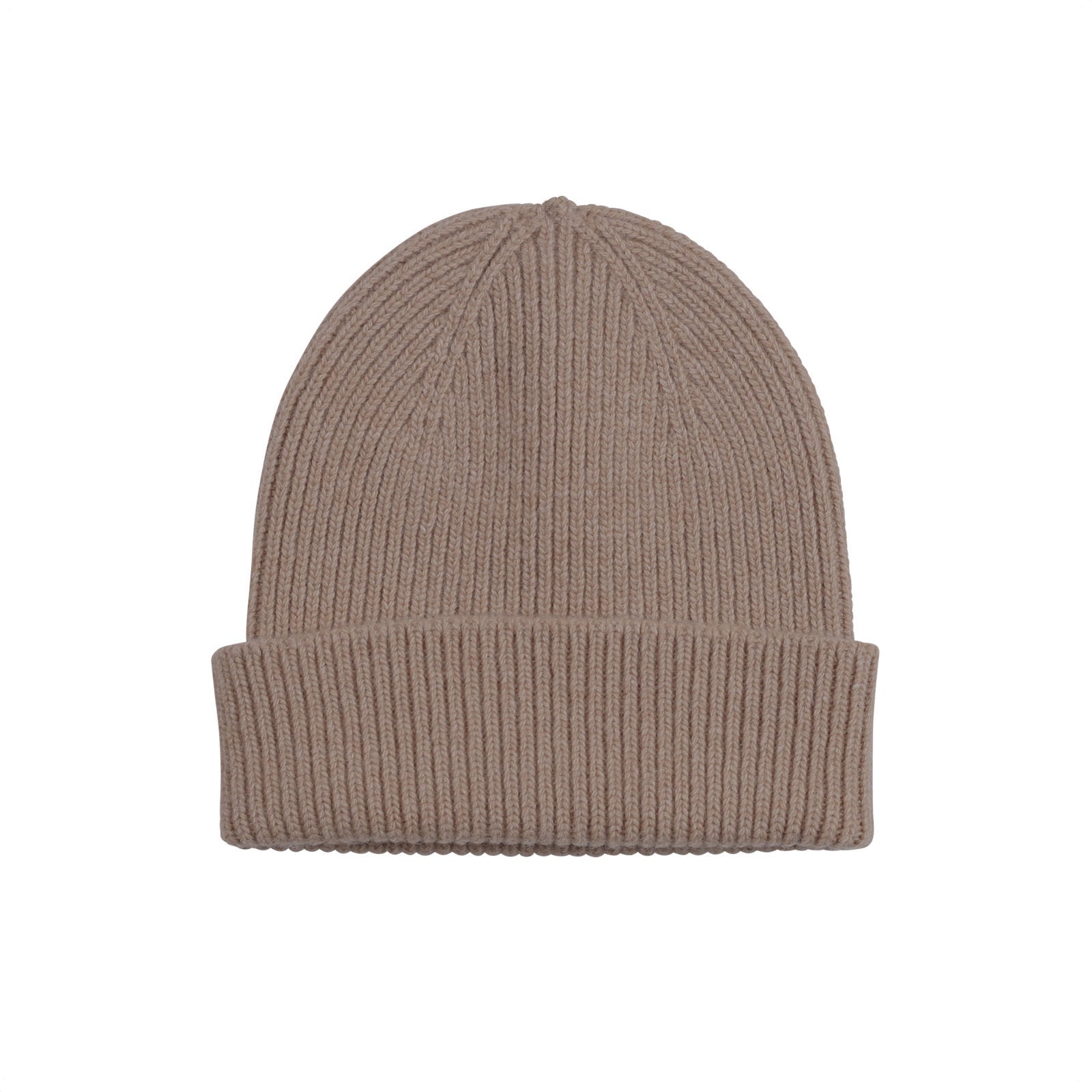 Merino Wool Beanie Warm Taupe