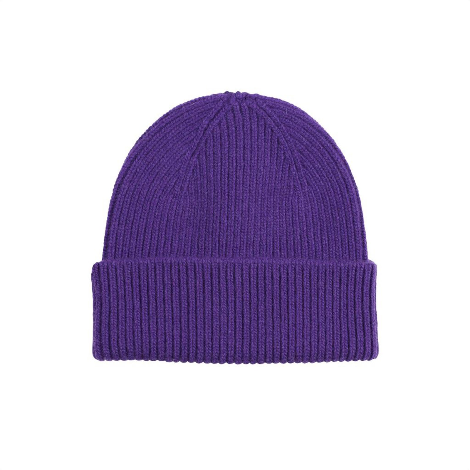 Merino Wool Beanie Ultra Violet