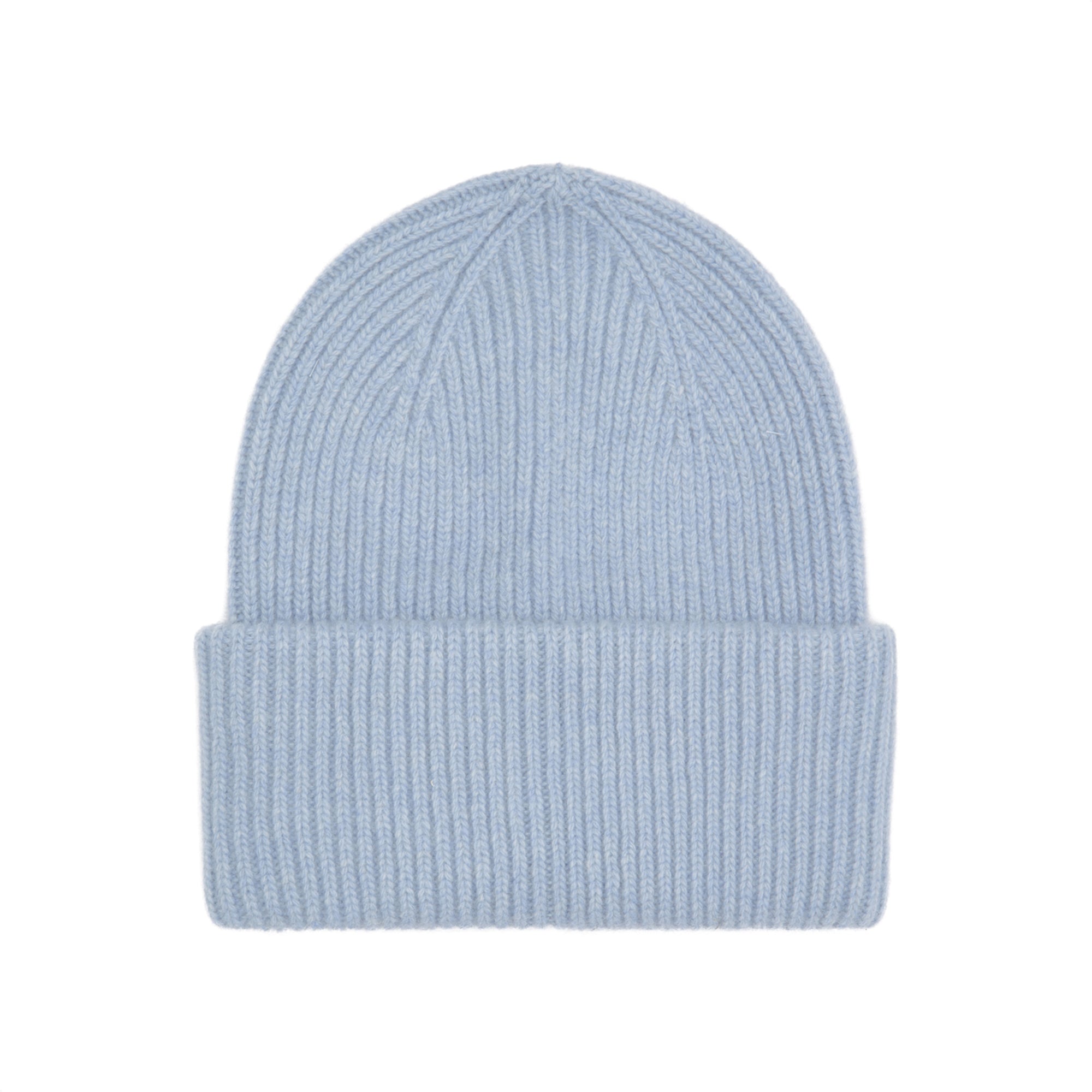 Merino Wool Hat Stone Blue